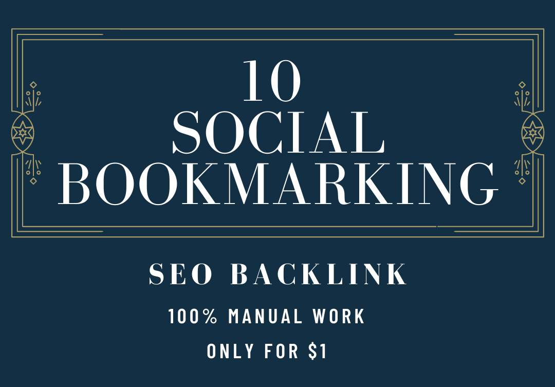 Bookmark Your Site On Top 10 High PR8 PR7 PR6 Social Bookmarking Sites.