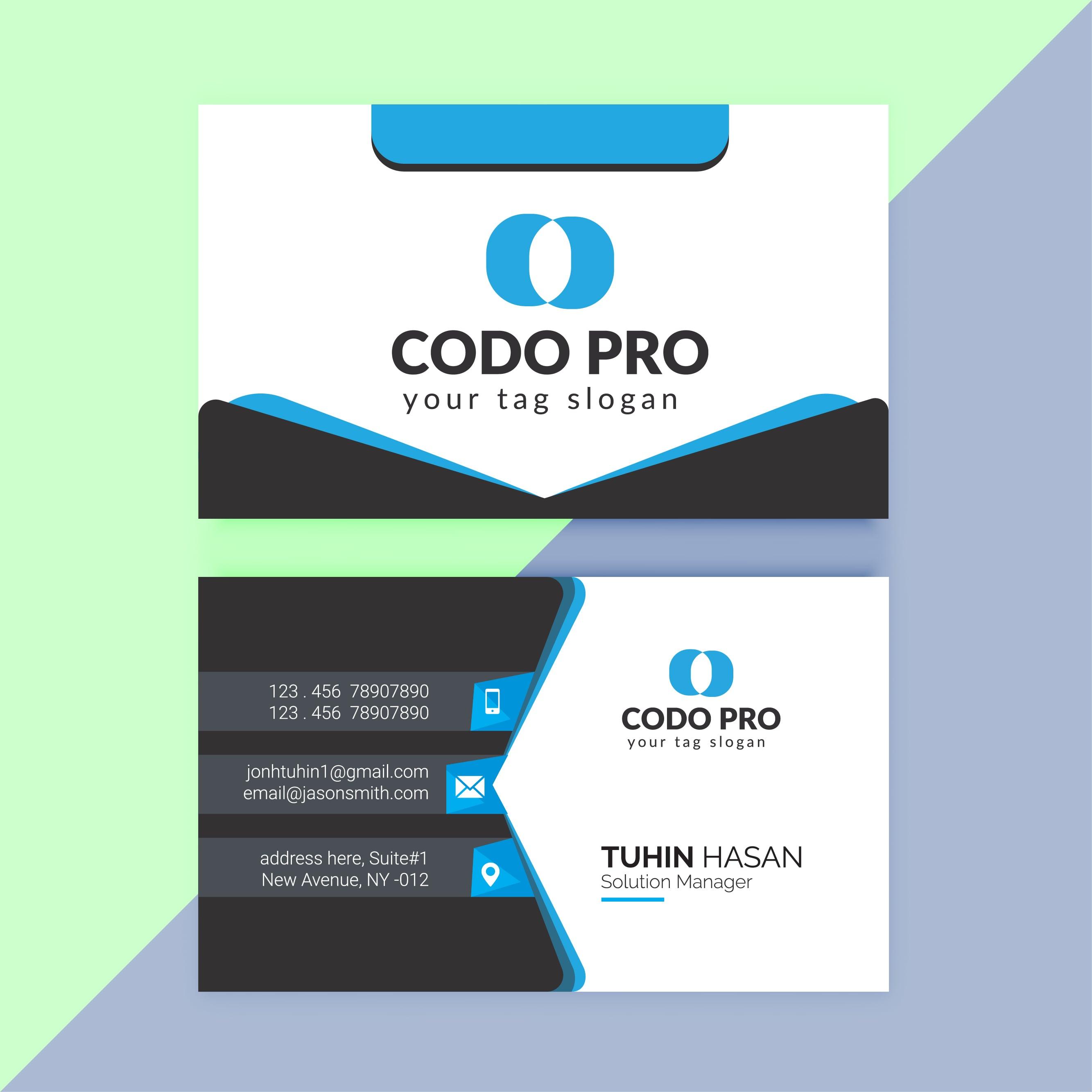 design a professional business card for your business