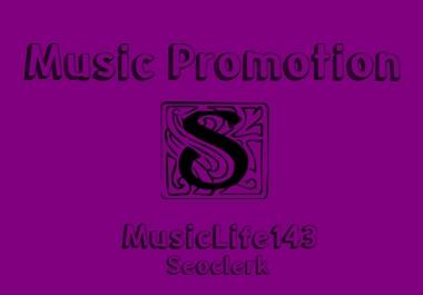 Music Promote To Your Single Song Hits And Downloads