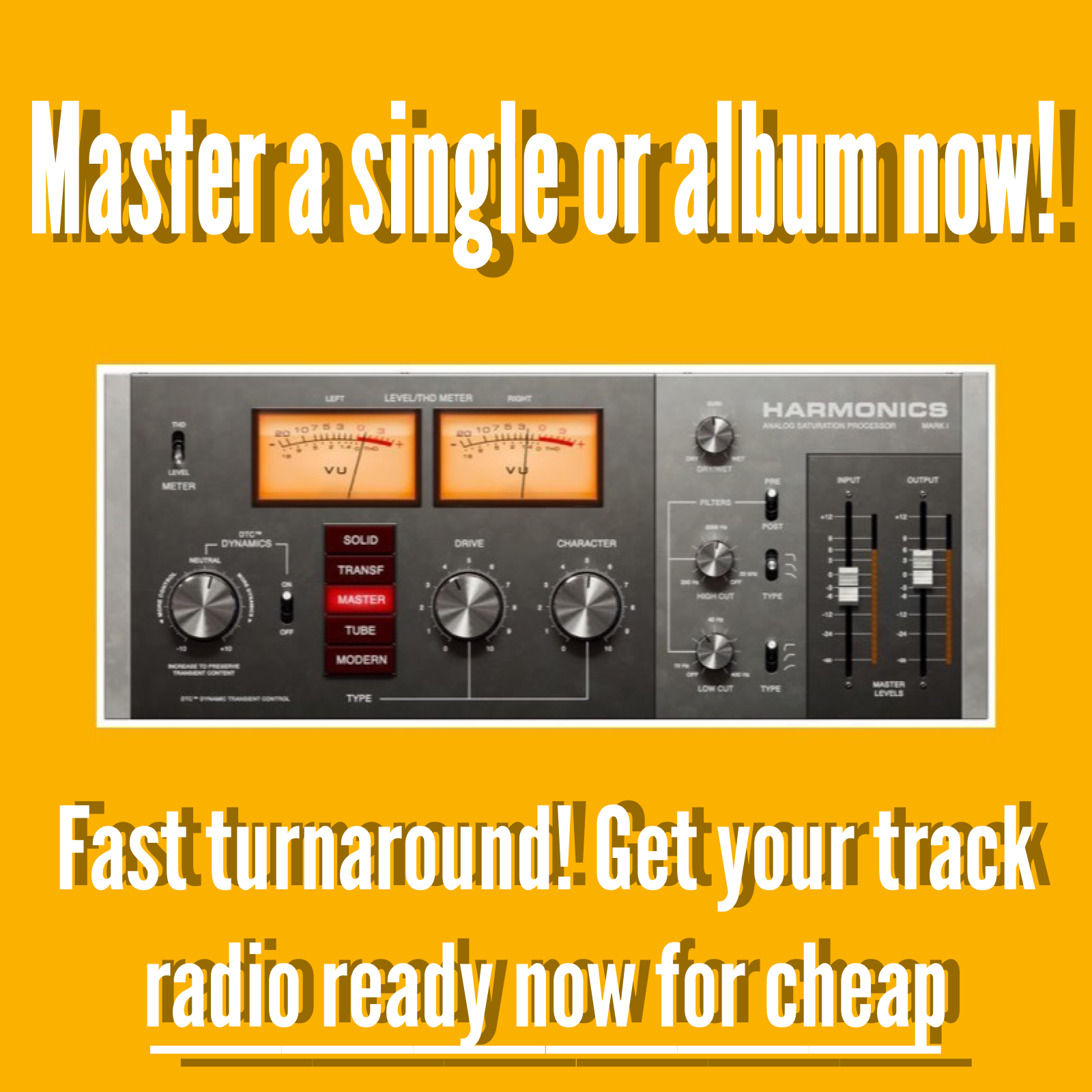 Master your single/album now! (quality guaranteed)