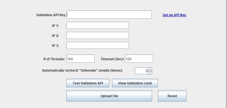 Email list cleaning and scrubbing API service-250,000 requests