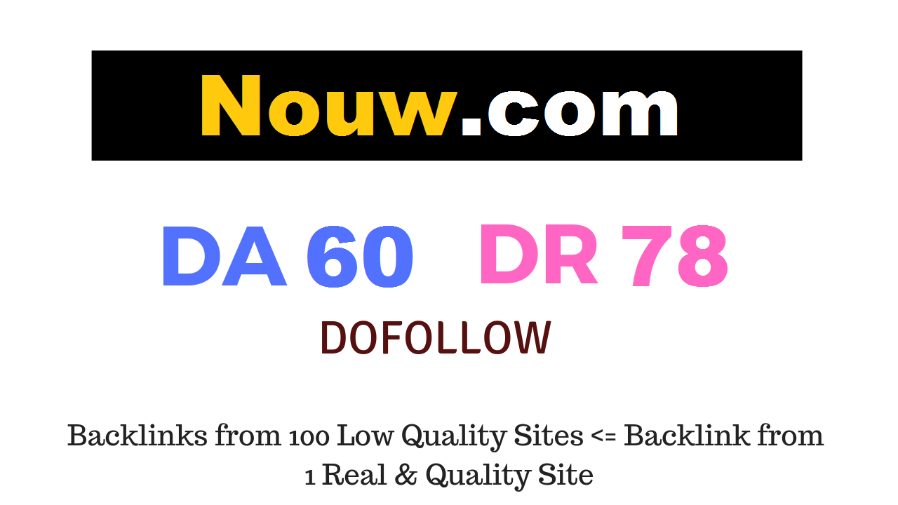 Publish Guest Post on Nouw.com DA60 DR78