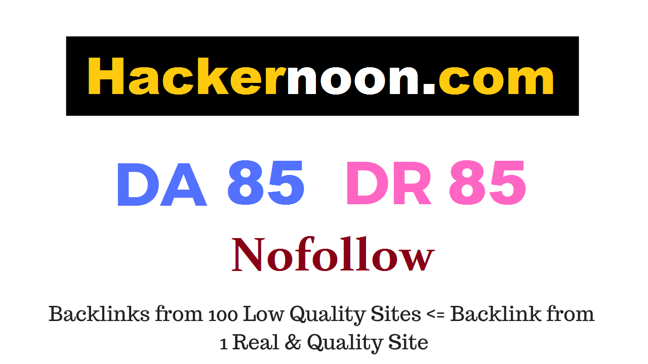 Guest Post on Hackernoon.com DA85 DR85