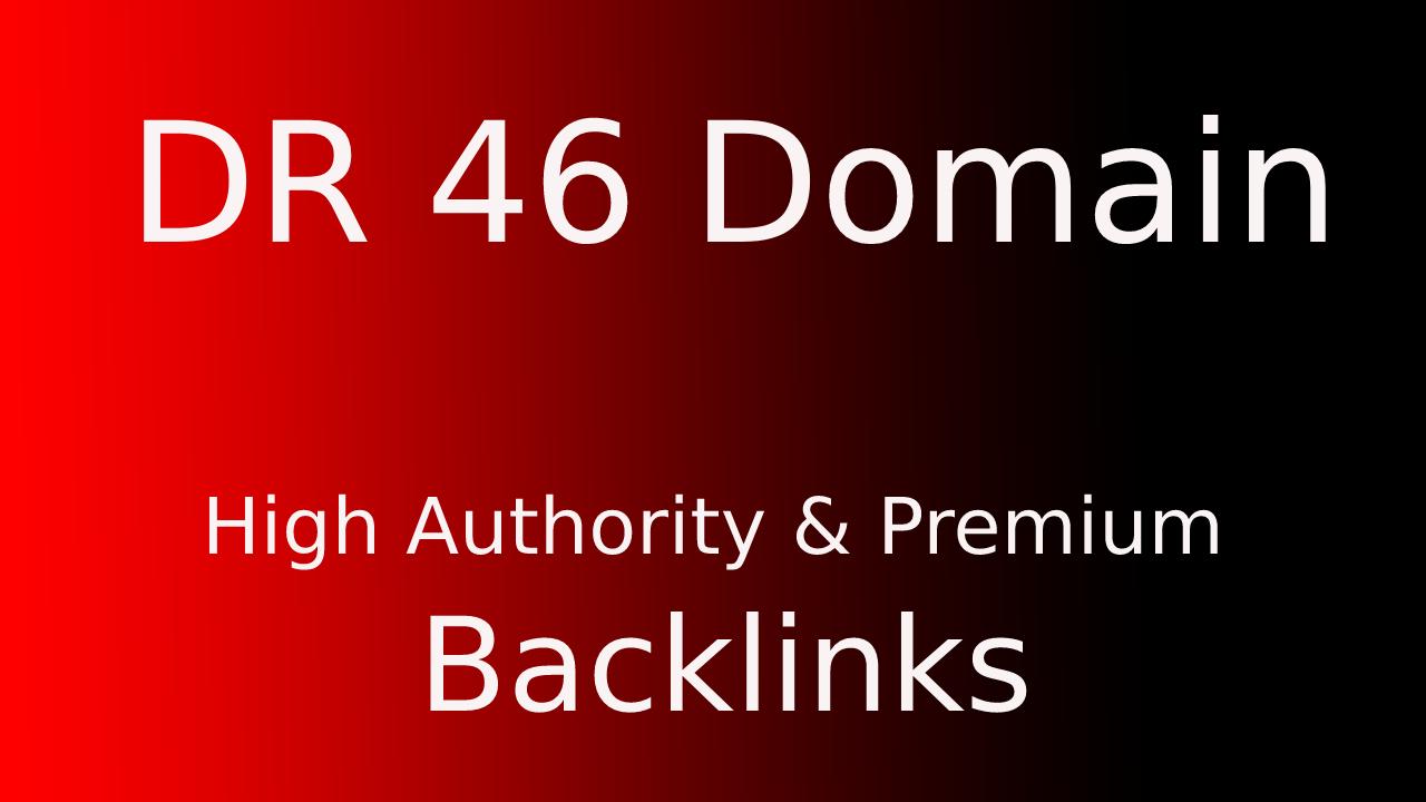 I will build 1 super quality high DR46 seo dofollow backlinks Manually