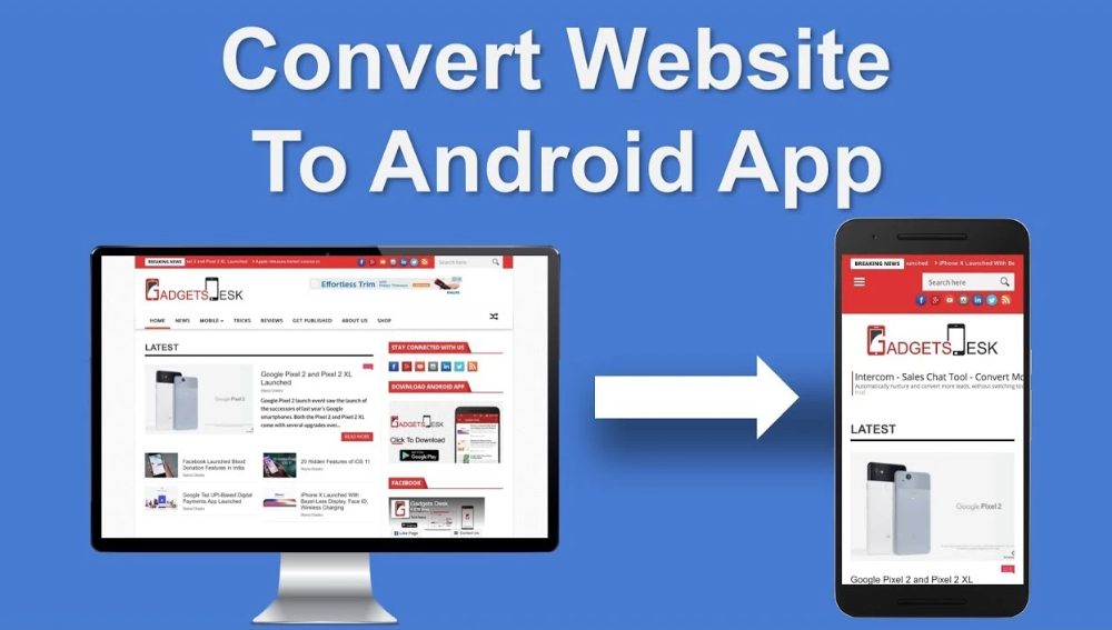 Convert WebsiteTo Android App With Push Notification 