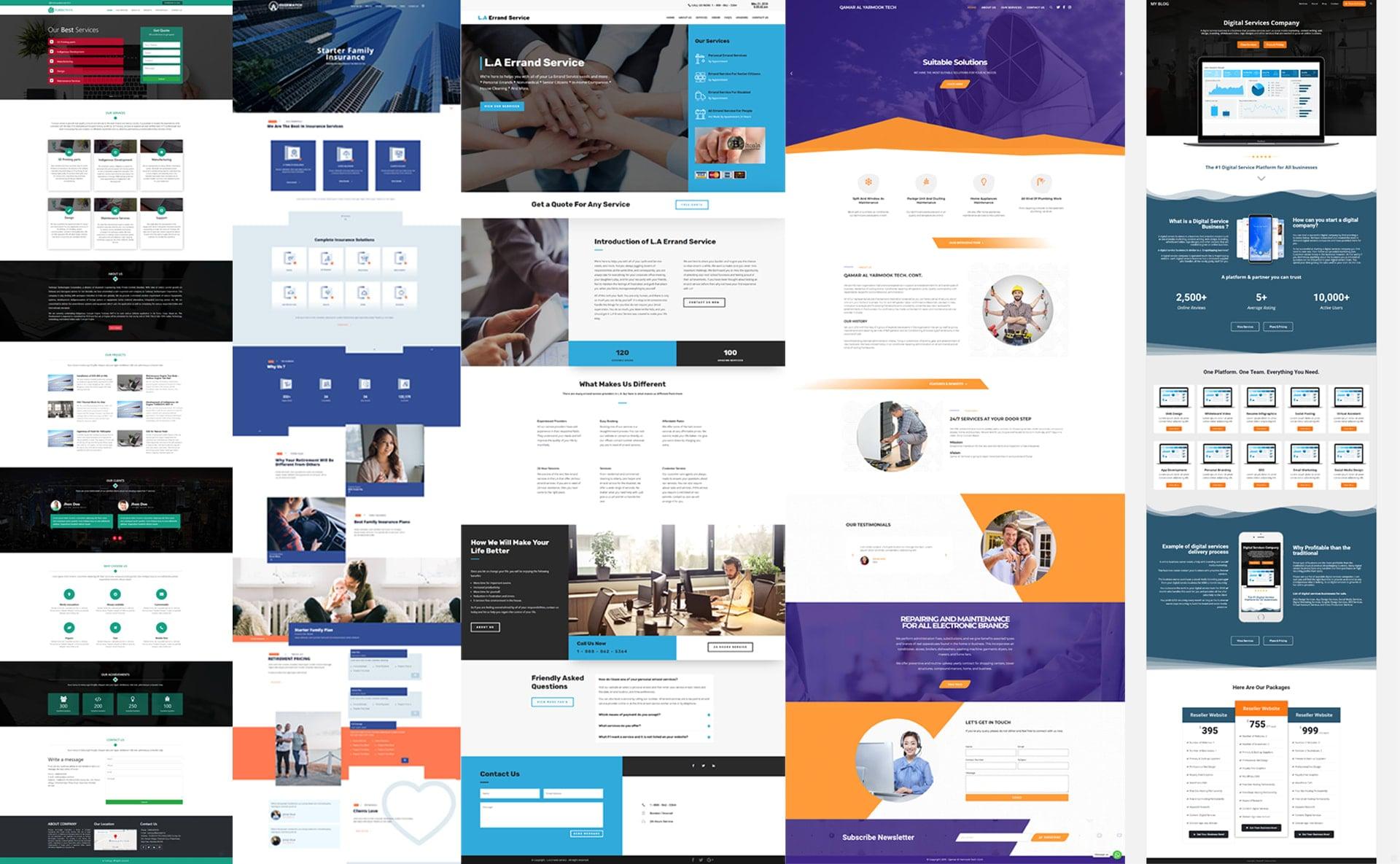 wordpress website design woocommerce , magazine , landing page and etc