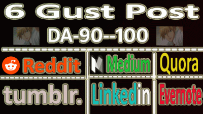 SUPERSTRONG DA90+ Gust Post On 6 Website Fast Google Indexing