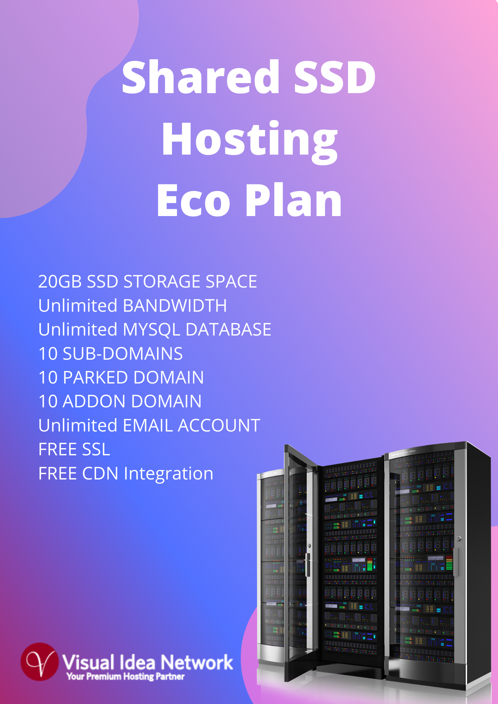 Shared SSD Economic Hosting Plan 