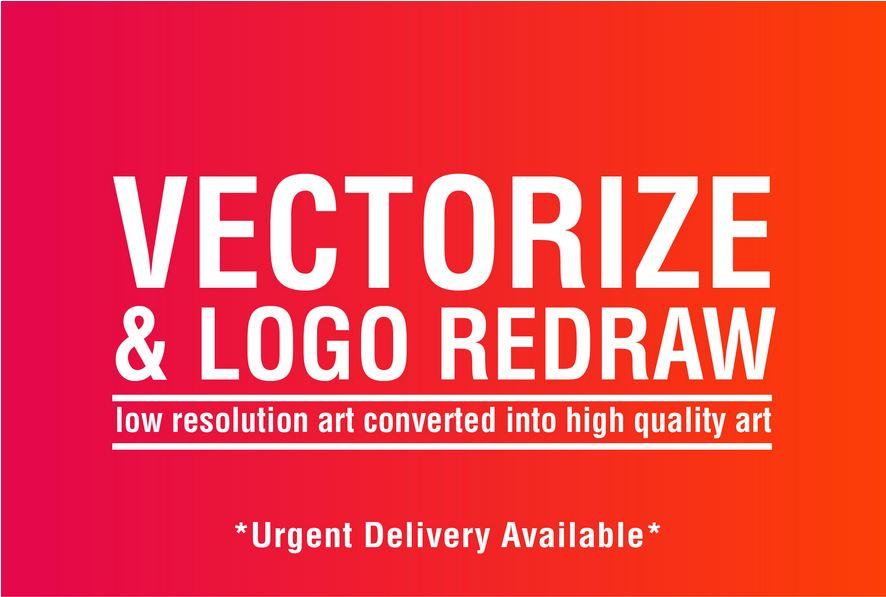 Design and convert any file to vector ai, psd,high quality logo