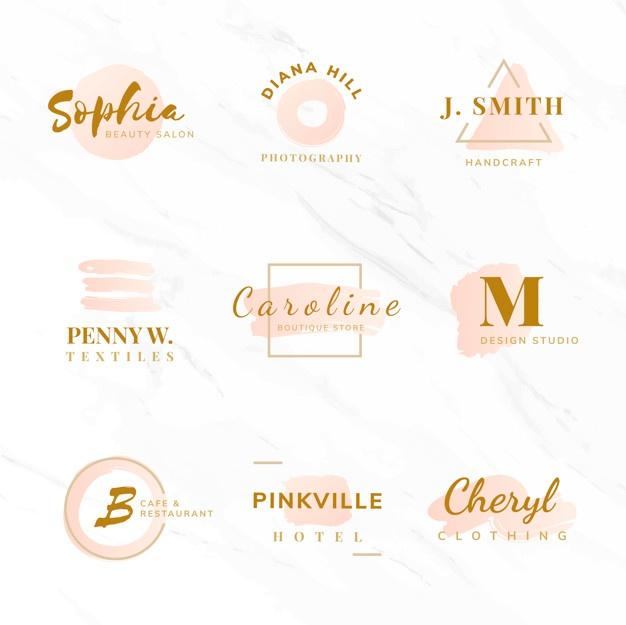Design professional watercolor and feminine logo