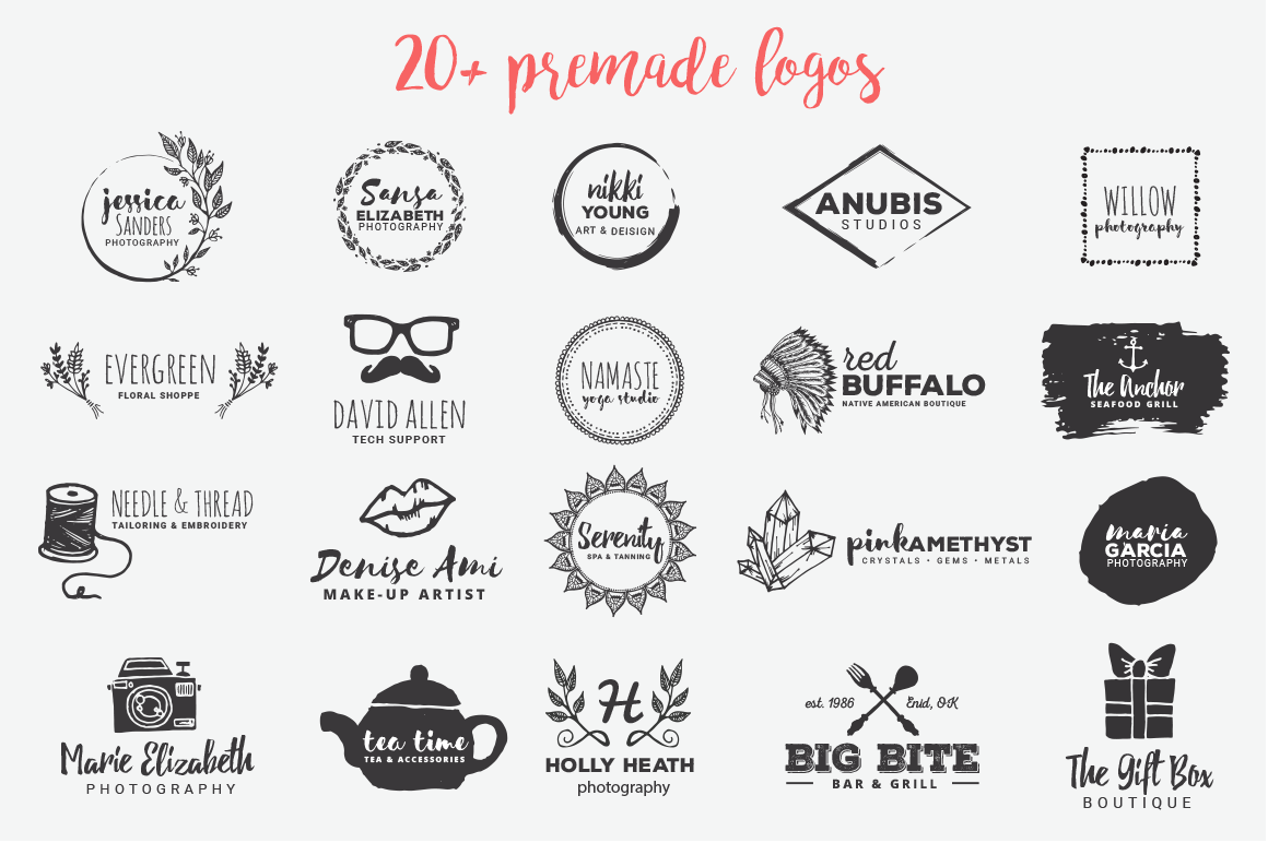Design professional hand drawn logo in just 12 hours