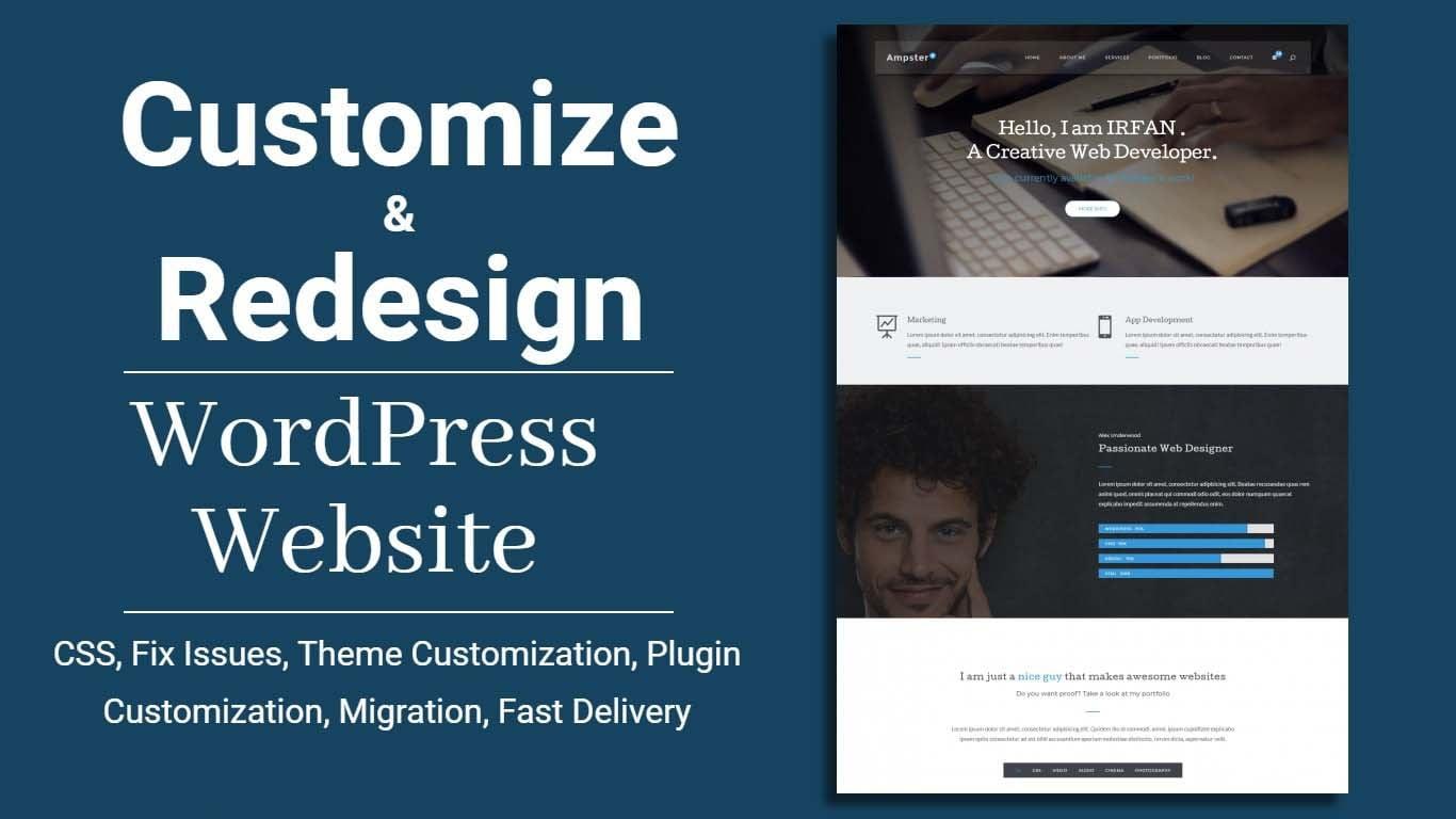I will create, clone or duplicate wordpress website or landing page with elementor