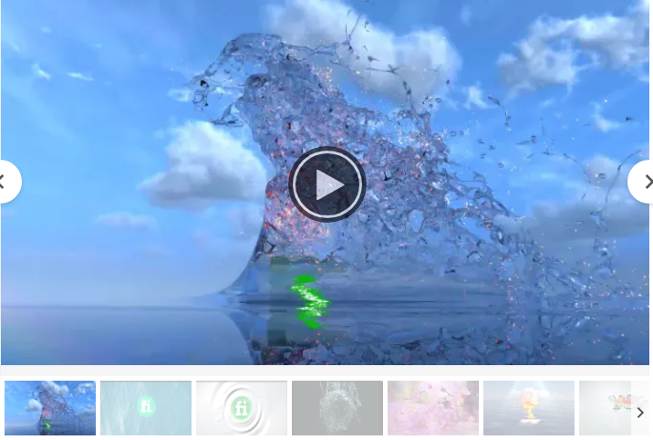 Give you 10 water logo animation intro videos