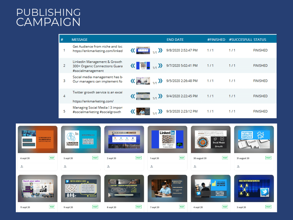 Linkedin Growth Service - Organic Promotion Marketing