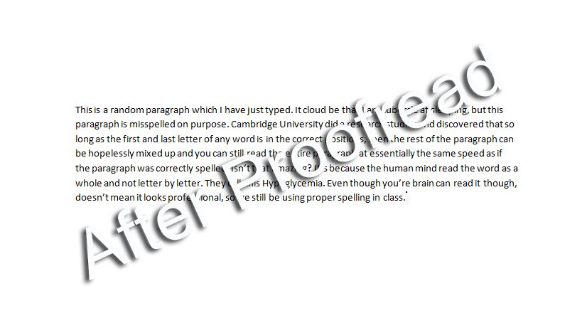 I will do for all of your proofreading & editing needs within 3 hours