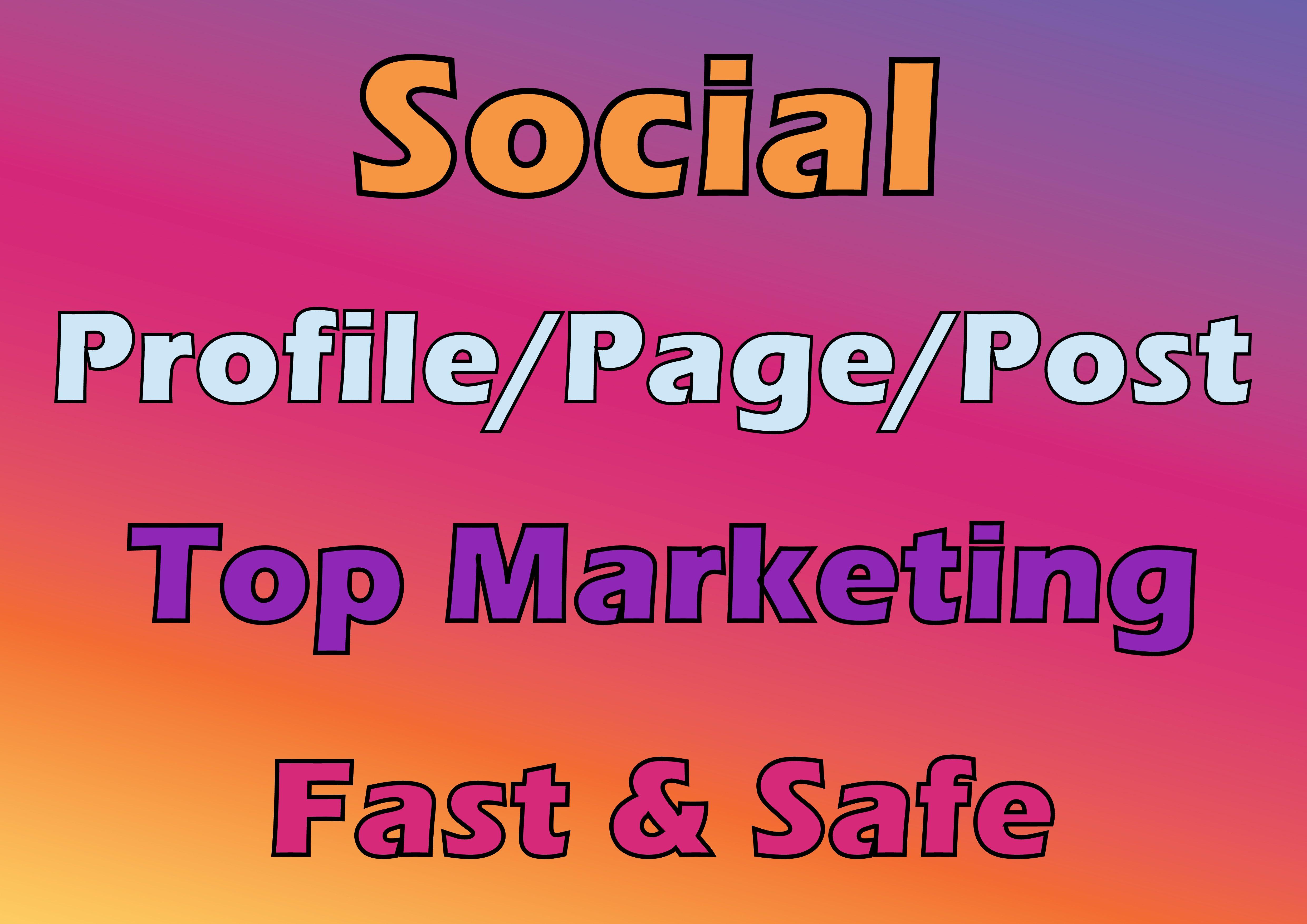 do Organic Social Profile Growth Marketing Fast