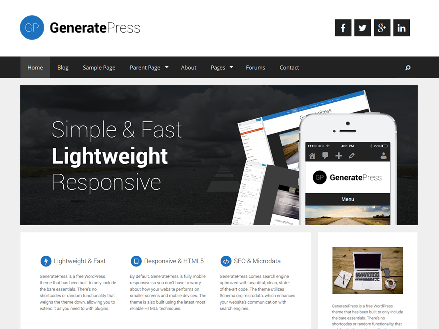 I will install thrive architect, generatepress theme, focus blog and wp rocket