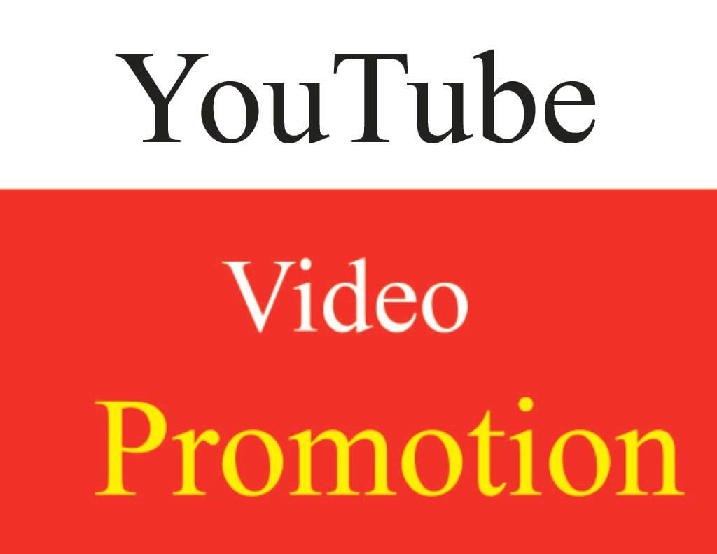I Will do best Fast Organic YouTube video promotion & Marketing 