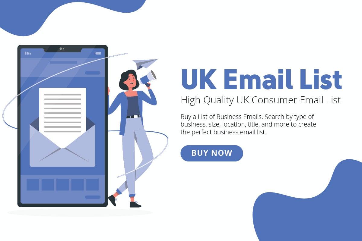 Buy Email List Provide UK 10,000 Consumer Potential Retail Buyer Email List Active & Verified 