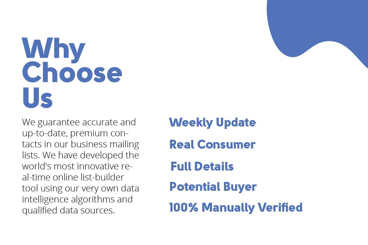 Buy Email List Provide UK 10,000 Consumer Potential Retail Buyer Email List Active & Verified 