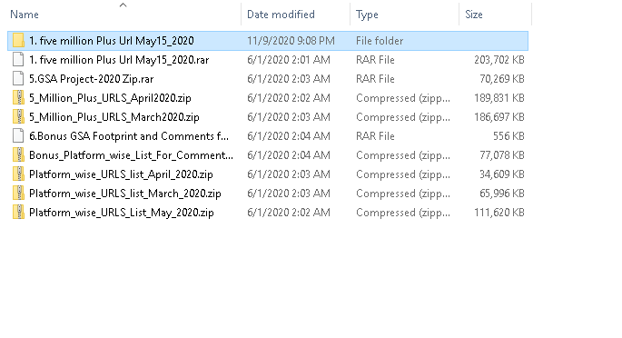BRAND NEW - I will give you latest 25 million GSA verified list for 2020