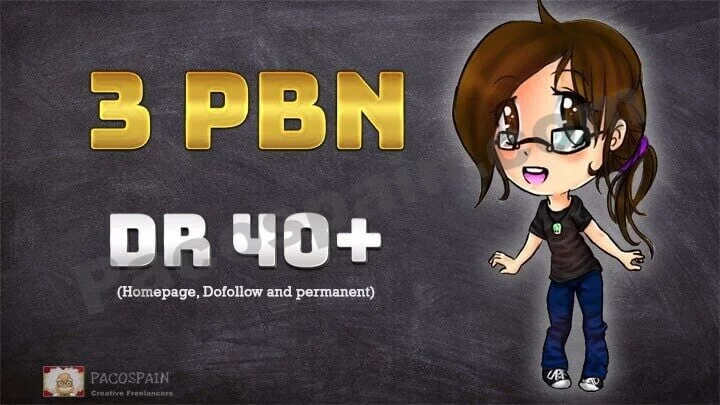 We create 3 Permanent Dofollow homepage PBN Backlinks DR 40+