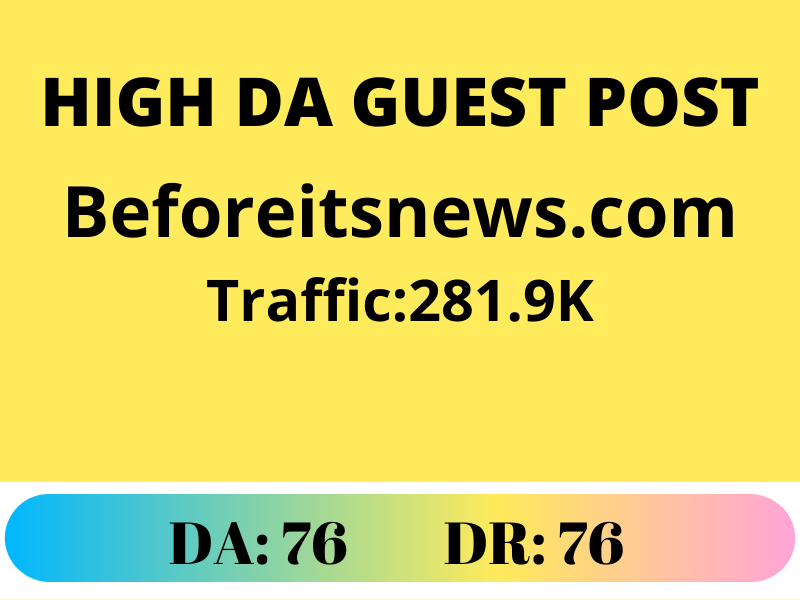 Guest Post on beforeitsnews.com - beforeitsnews DA:76 Traffic: 281.9K