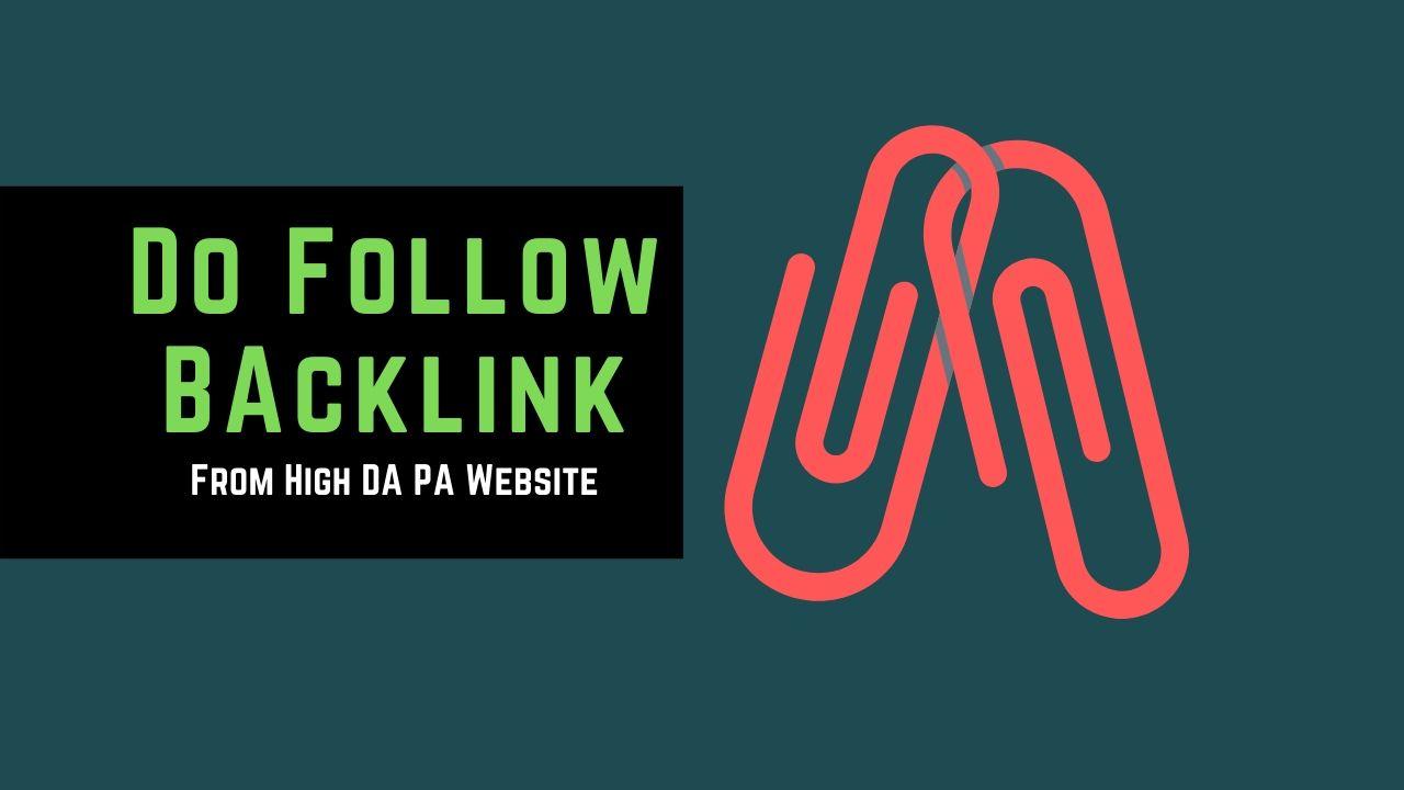 Manually Build 50 High Quality Links from High DA 100-70 