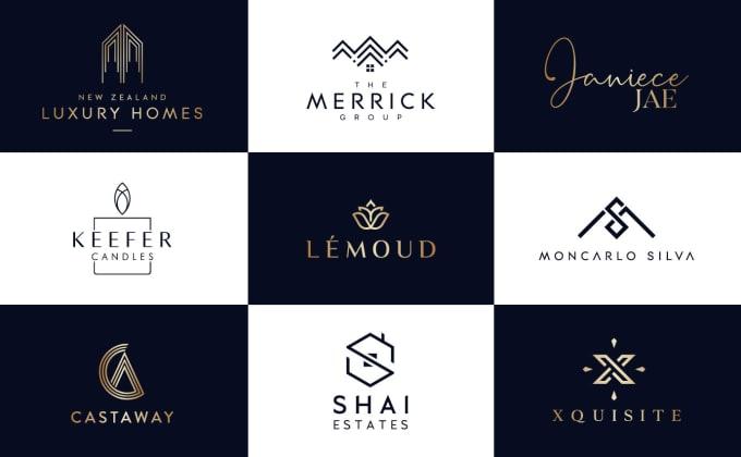 I will design modern minimalist and luxury logo design