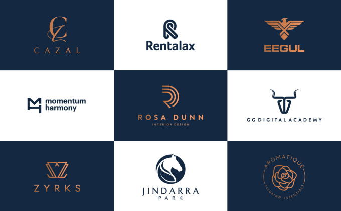 I will design modern minimalist and luxury logo design