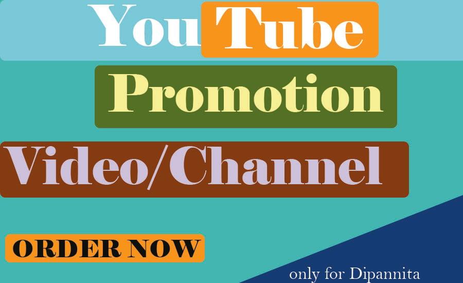  Youtube Promotion High-Quality Fully safe via social media Marketing 