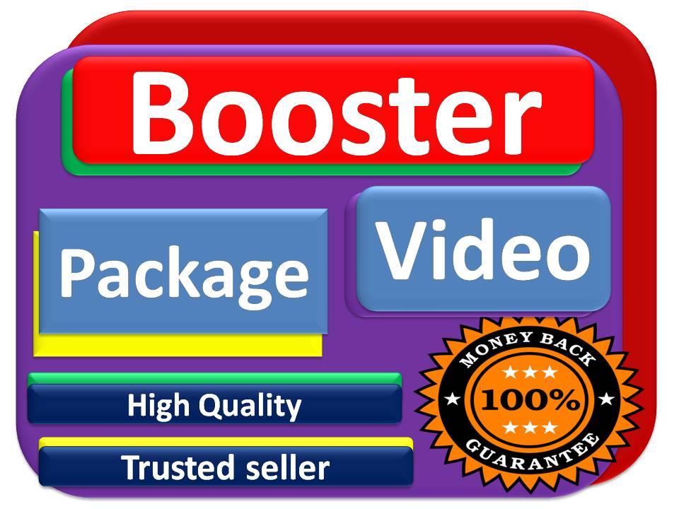 Powerful Booster package for your Videos with fast delivery