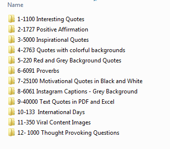 Get Huge Bundle of Motivational Inspirational Quotes