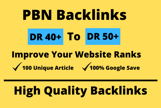 50 Homepage SEO PBN Dofollow Backlinks to Boost Website Ranks 
