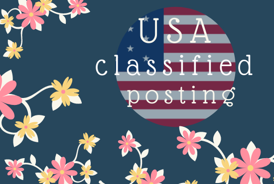 I will Do 100 Classified Ads Posting Manually in USA
