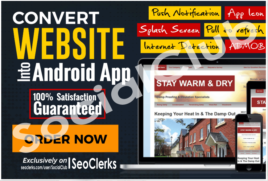 Convert Your Website,Blog,YT Chanel,Fb Page Etc To Android App 