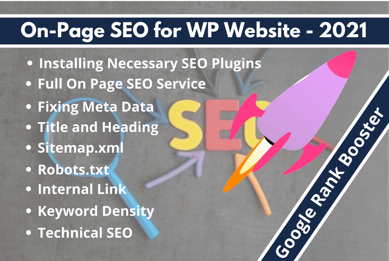 Boost On Page SEO Optimization for WP Website According Google Update 2021