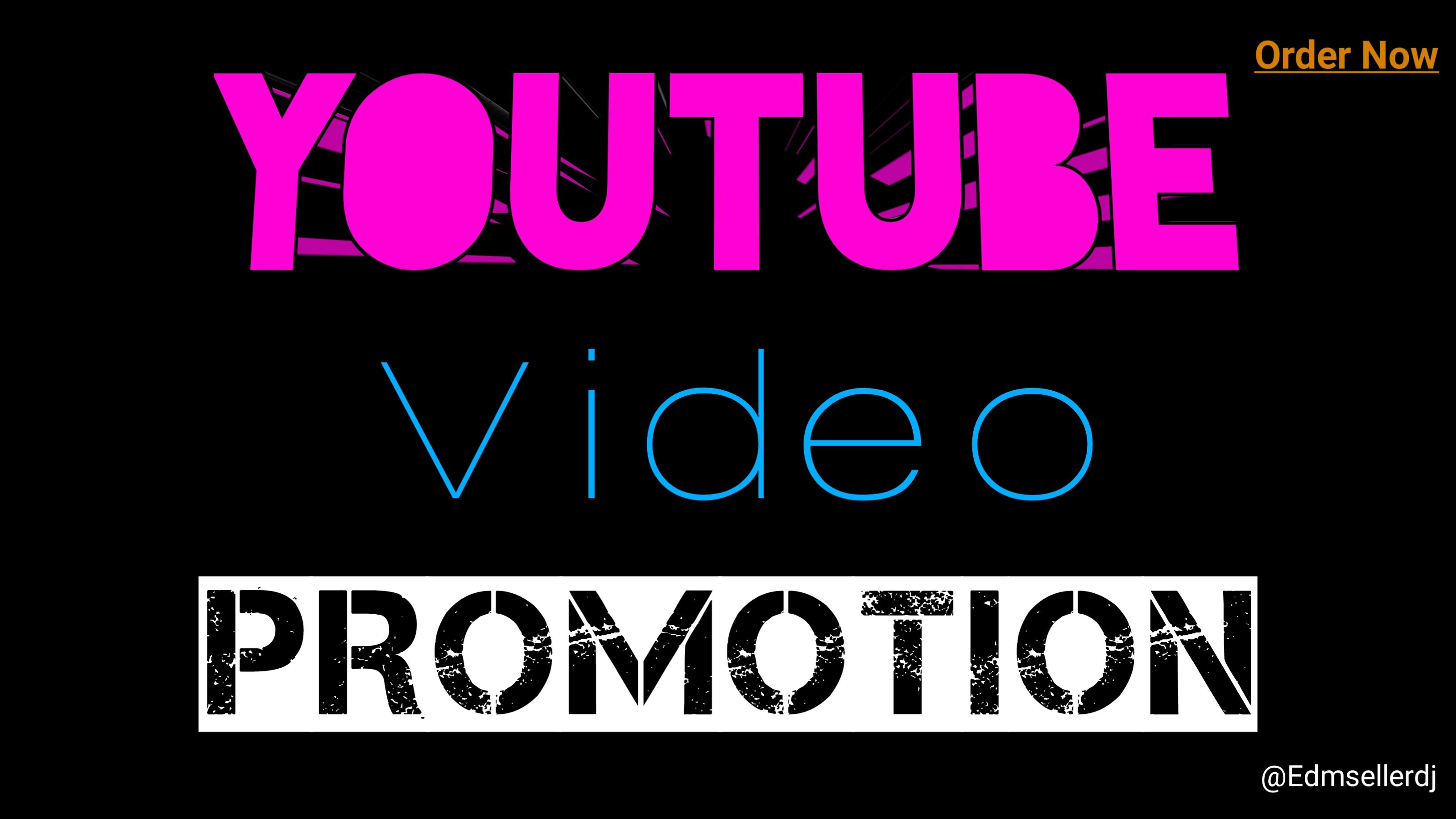 I will give you youtube promotion video and marketing Vai