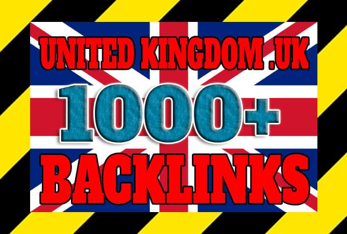 Get 1000+ United Kingdom based backlinks from local UK domains