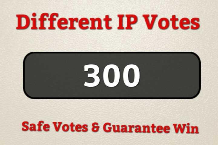 Get You best Real USA based Different IP, s Contest Votes