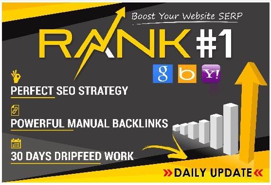100 seo backlinks manually website on google