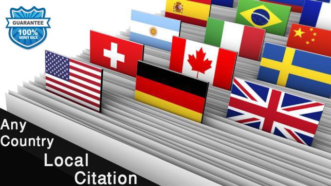 I will do top 30 live citations for any special country