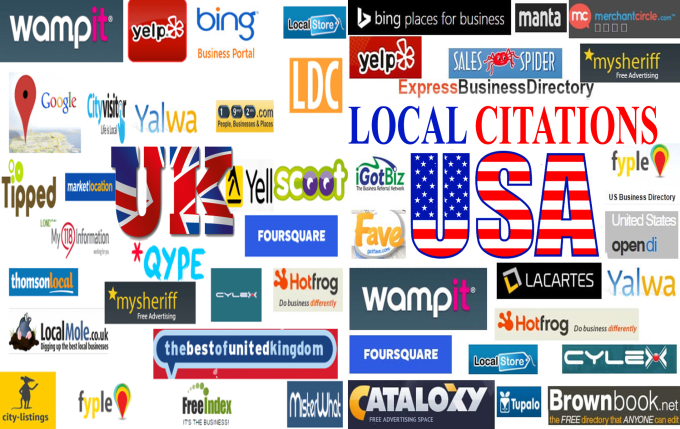I will Do Manually TOP 40 Live USA/UK/CA/AU Local Citations for Local SEO. Satisfaction Guaranteed!!