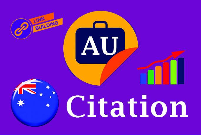 I will Do Manually TOP 70 Live AUSTRALIA Local Citations for Local SEO. Satisfaction Guaranteed!!