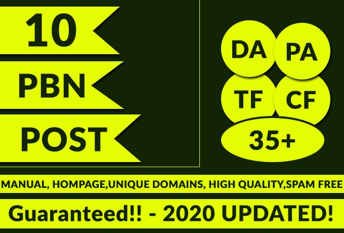(SPAM FREE SAFE) 10 PBN POST High Metrics - unique Ips Guaranteed!!