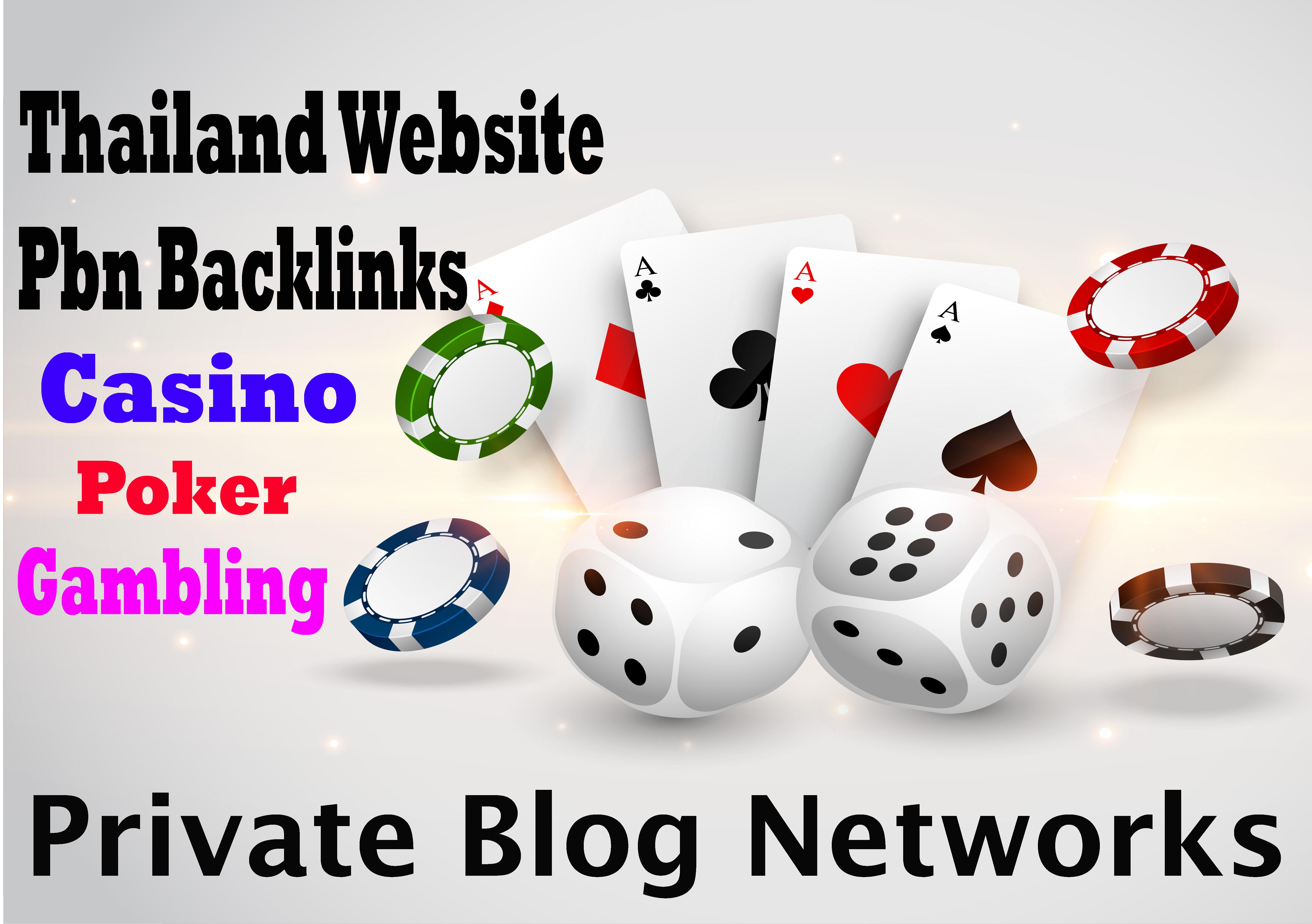 Judi Bola Online/ Casino/ Poker/ Gambling Site 800 Homepage Pbn Backlinks All Unique Domains