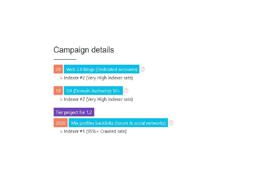 SEO Campaigns link building for your website