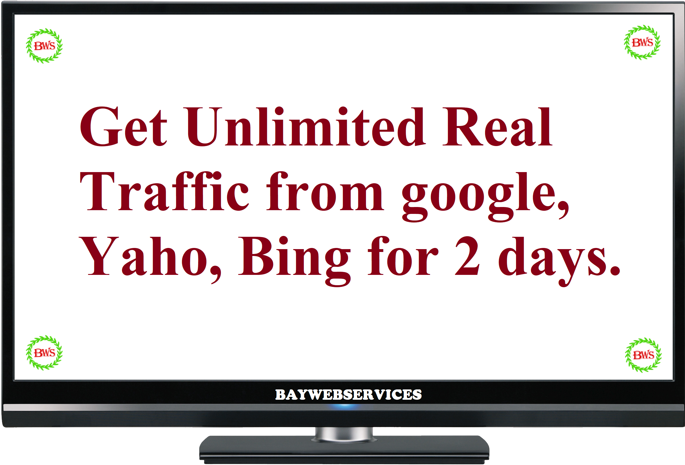 Get Unlimited Real Organic Traffic from google for your website or blog for 2 days