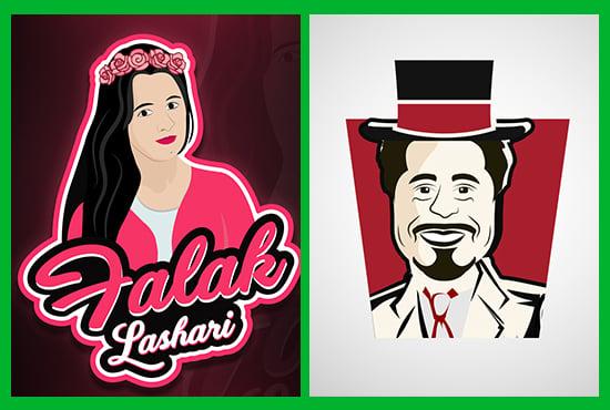 draw your cartoon portrait or cartoon caricature from your photo