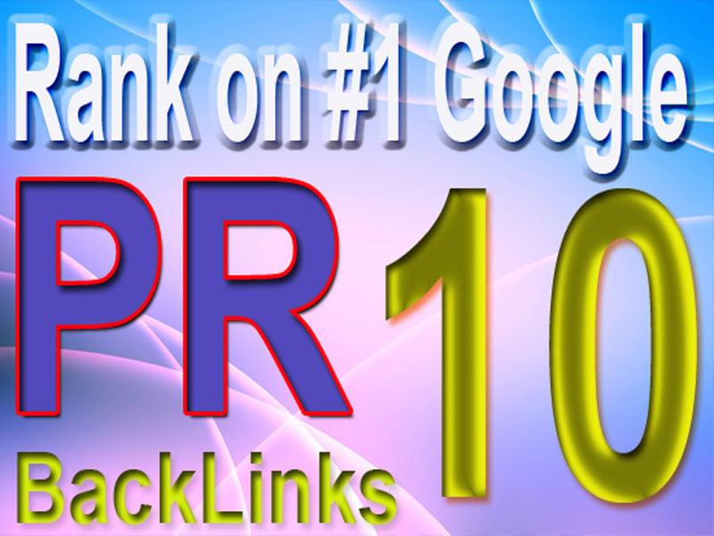 Google SEO with DA 90+ manual high Authority Backlinks